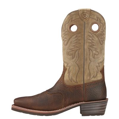 Ariat Heritage Roughstock - Western Laarzen Bruin / Beige Heren - 20871-912